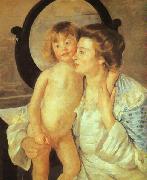 Mary Cassatt Mother and Child  vgvgv oil